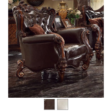 Versailles Traditional Style Chair with 2 Pillows