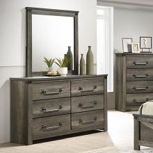 Belize Rustic Farmhouse 6-Drawer Dresser