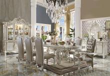 Versailles Traditional Bone White Extendable Dining Table