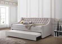 Lianna Button Tufted Upholstered Daybed with Trundle Lianna Button Tufted Upholstered Daybed with Trundle