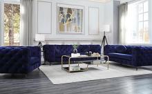 Atronia Vintage Button Tufted Fabric Sofa