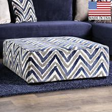 Griswold Zigzag Patterned Ottoman