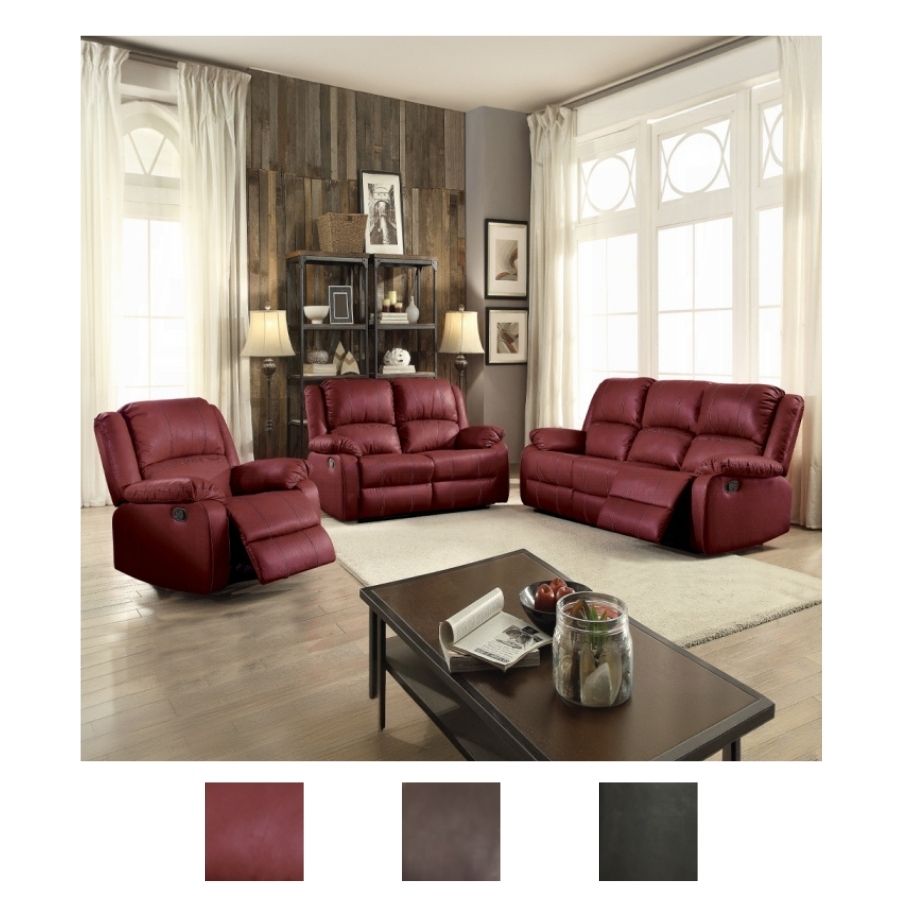 Zuriel Leatherette Motion Reclining Sofa