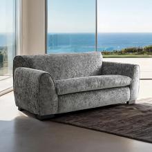 Severo Contemporary Loveseat with Wooden Bracket Legs