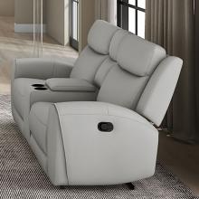 Jacobus Transitional Manual Recliner Loveseat w/ Console