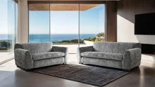 Severo Contemporary Sofa with Wooden Bracket Legs
