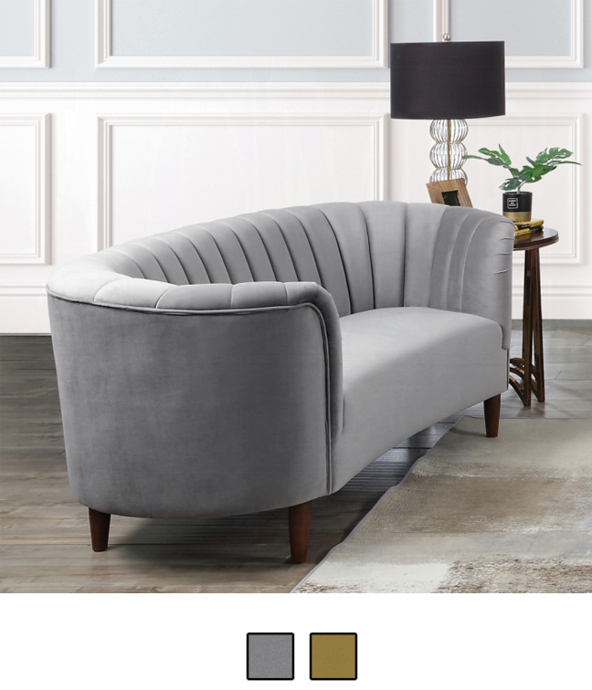 Millephri Mid-Century Modern Loveseat