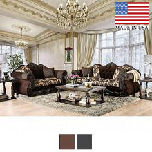 Ronja Wood Trim Traditional Sofa