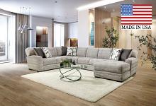 Walthamstow Padded Track Arms Sectional Sofa 