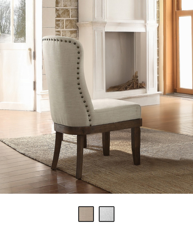 Landon Wingback Side Chair Set of 2