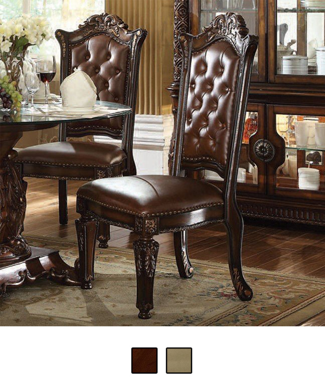 Vendome Button Tufted Side Chair Set of 2