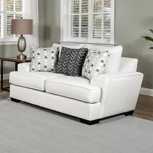 Hyde Park Transitional Oversized Loveseat w/ Pillows