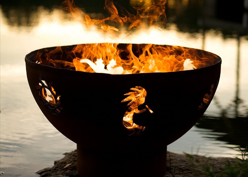 36" Kokopelli Outdoor Fire Pit 36" Kokopelli Outdoor Fire Pit