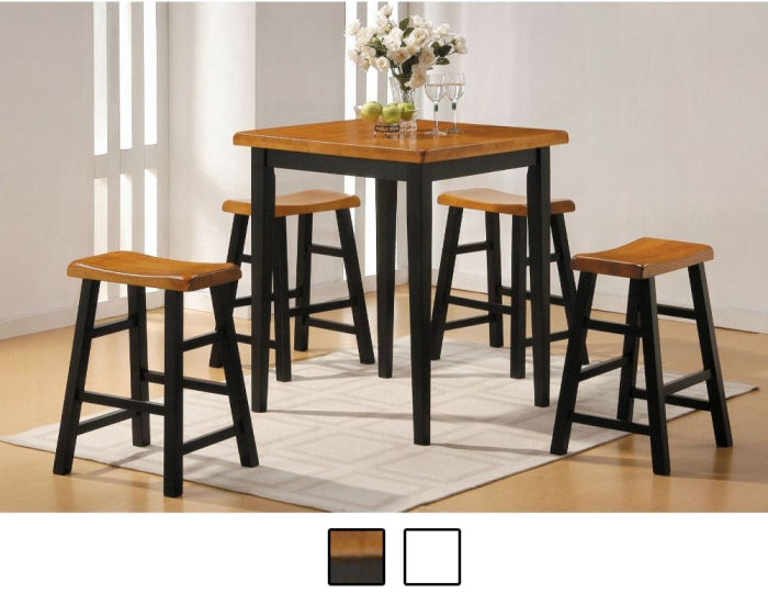 Gaucho 5 Piece Pack Counter Height Table Set
