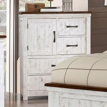 Alyson Distressed White Chest