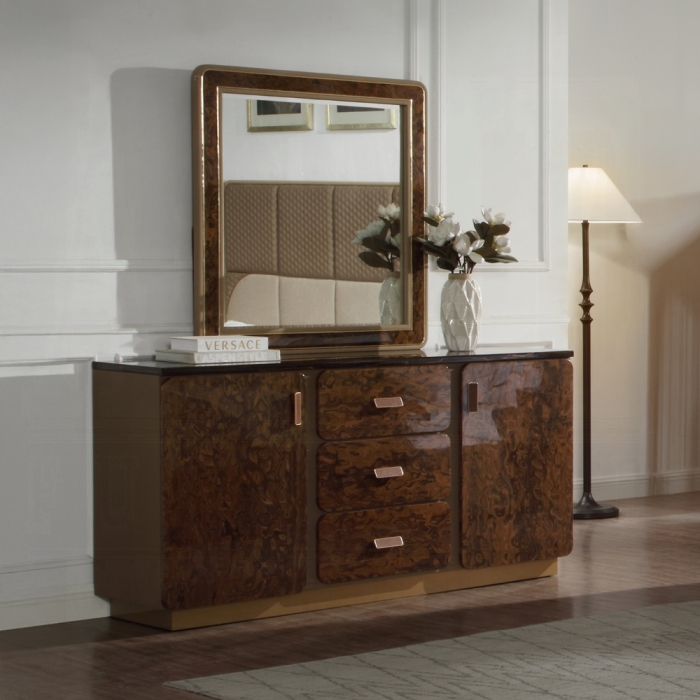 Marcelino Brown Beige Dresser