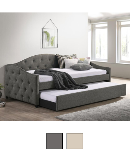Sadie Upholstered Twin Daybed with Trundle Sadie Upholstered Twin Daybed with Trundle