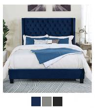 Ryleigh Transitional Button Tufted Bed