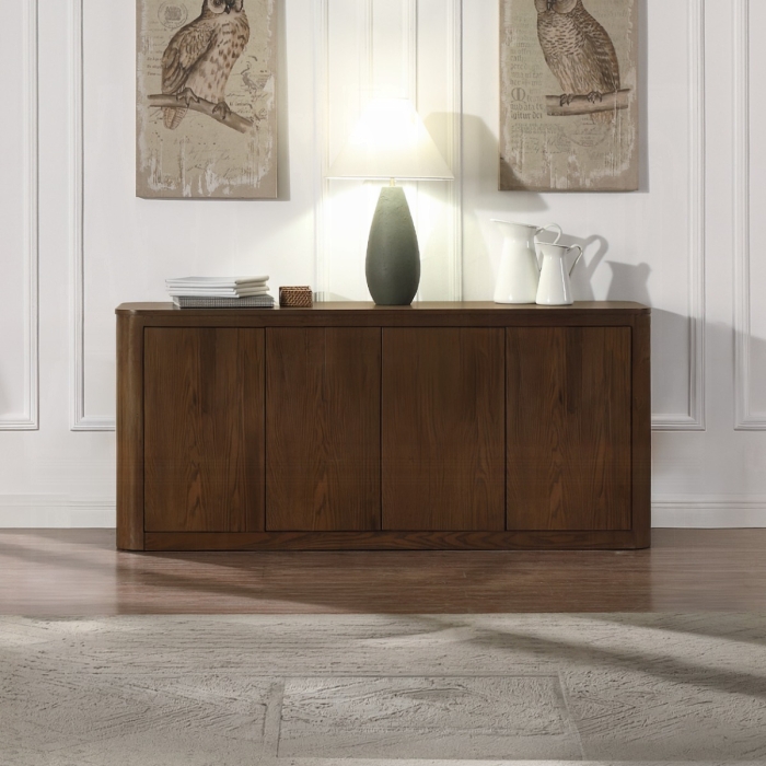 Koen Brown Oak Composite Wood Server