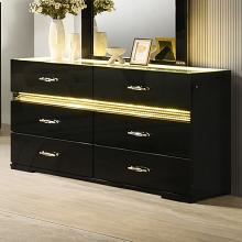 Lucida Contemporary Dresser with Crocodile Skin Texture