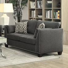 Laurissa Nailhead Loveseat with 4 Pillows
