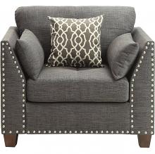 Laurissa Nailhead Chair with 3 Pillows