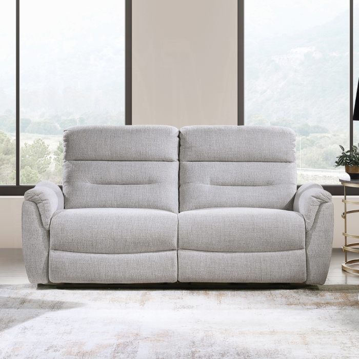 Eastre Gray Chenille Power Motion Sofa