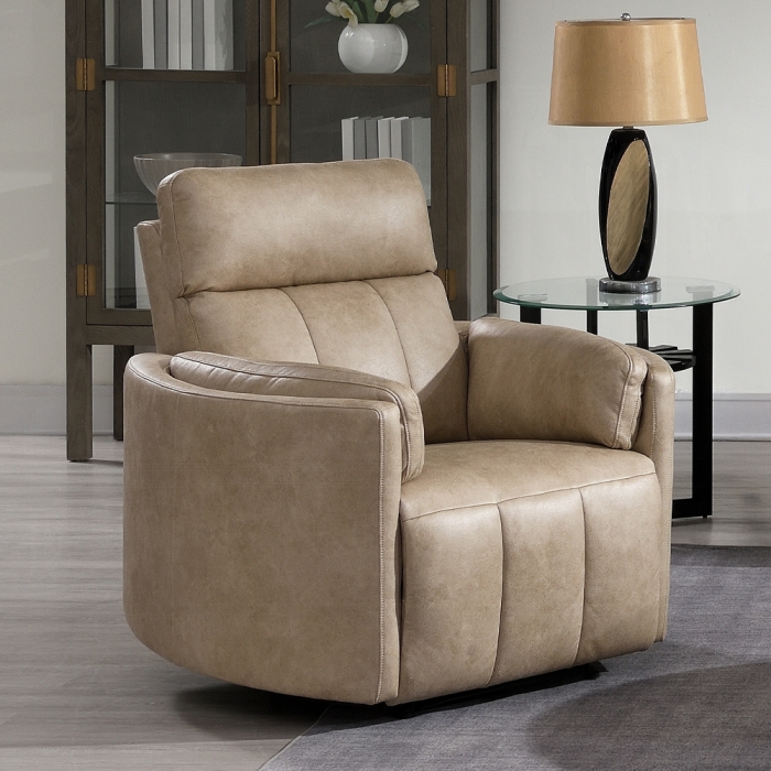 Elison Dark Beige Motion Recliner