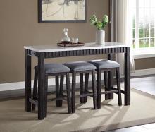 Necali 4 Piece Complete Counter Height Dining Table Set