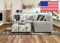 Walton Contemporary Sectional Sofa 