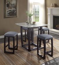 Razo Counter Height Table with Marble Top