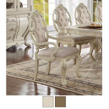 Ragenardus Arm Chair with Scrolled Crown Set of 2