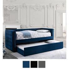 Susanna Tuxedo-Inspired Design Daybed With Trundle Susanna Tuxedo-Inspired Design Daybed With Trundle