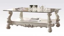 Versailles Victorian Style Glass Top Coffee Table